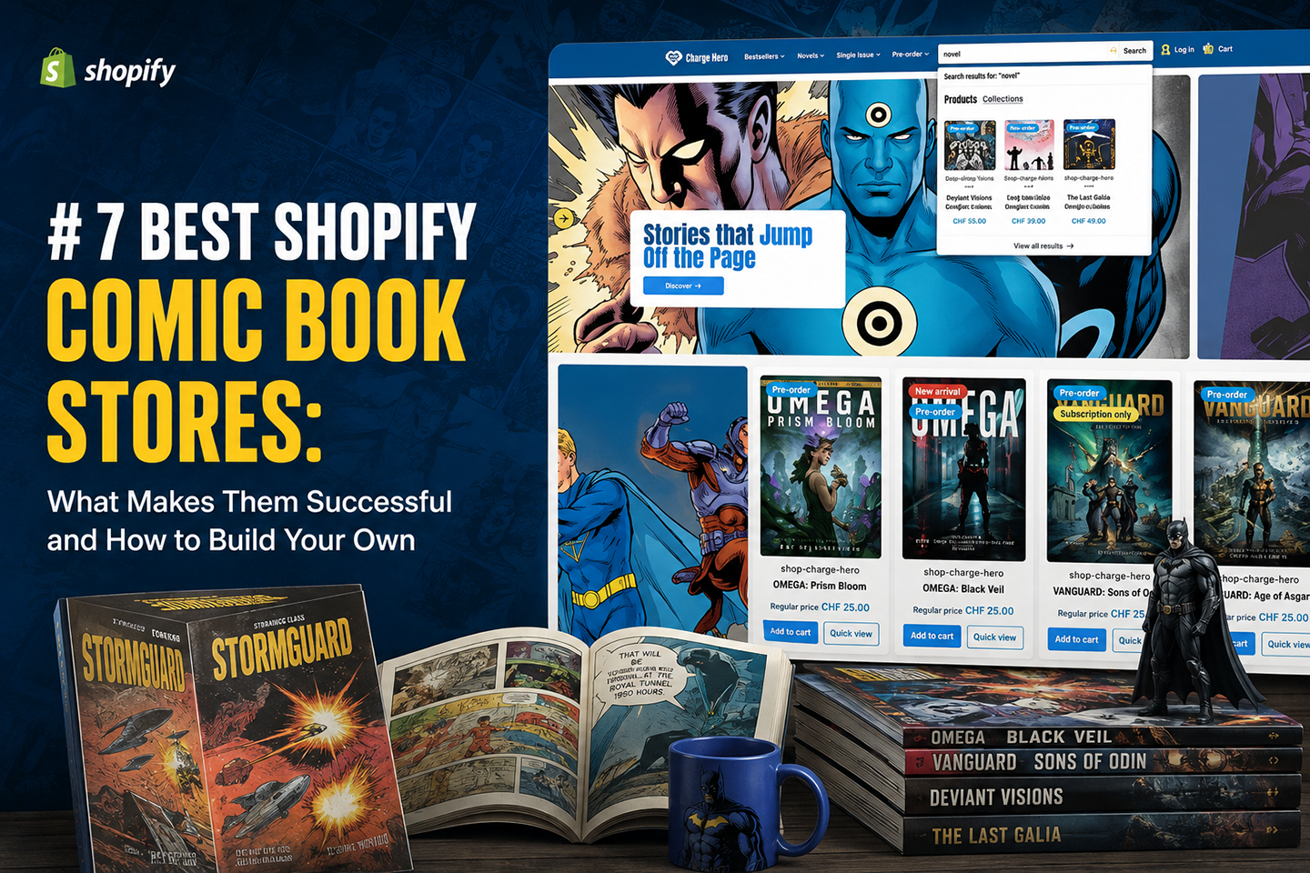 7 Best Shopify Comic Book Stores: What Makes Them Successful and How to Build Your Own
